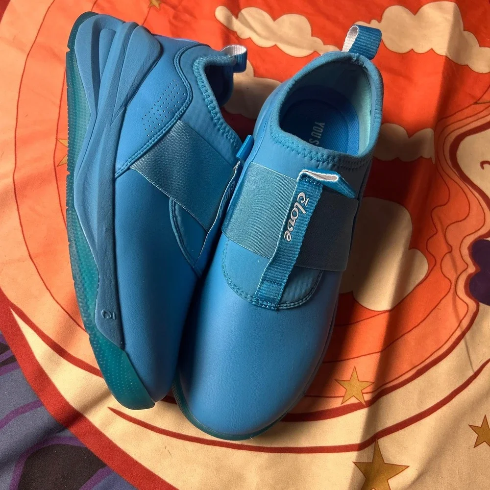 Clove Solo Blue Slip On Healthcare Nursing Shoes Womens 6 Sneakers Comfort Work